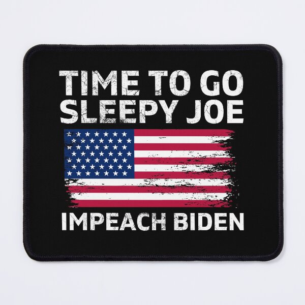 Item preview, Impeach Sleepy Joe Biden Pro American Anti Biden USA Flag designed and sold by FOGODesigns.