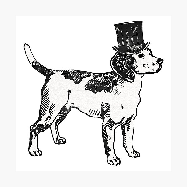 Vista previa del artículo con la obra «Sra. Dog pincel», diseñado y vendido por RehstivalDesig.