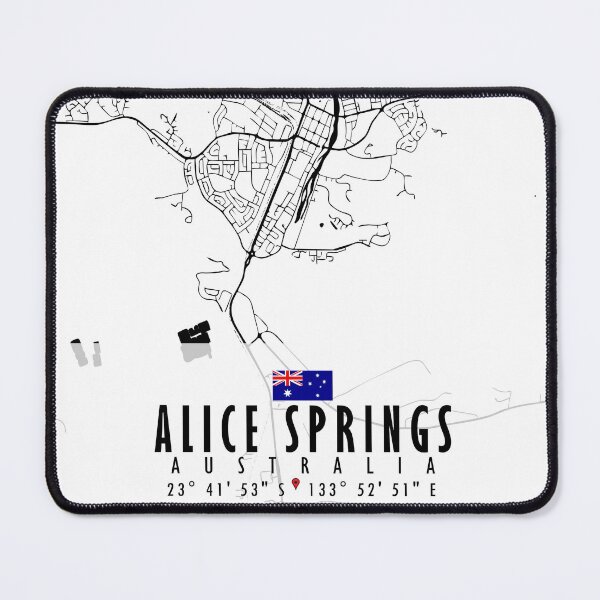 Item preview, Alice Springs Map Australia designed and sold by hatimelhag.
