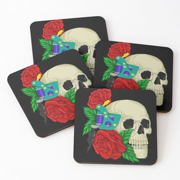 Item preview, Skull & Roses designed and sold by brokenarrowink.