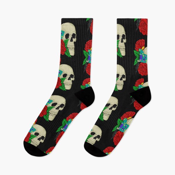 Item preview, Skull & Roses designed and sold by brokenarrowink.