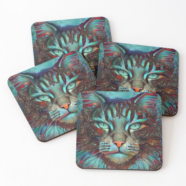 Item preview, Jump, cat, gato, chat, chaton, Lea roche paintings designed and sold by L. ROCHE.