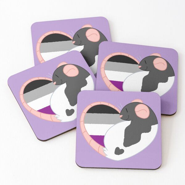 Item preview, Asexual Pride Rat designed and sold by Dandyrats.