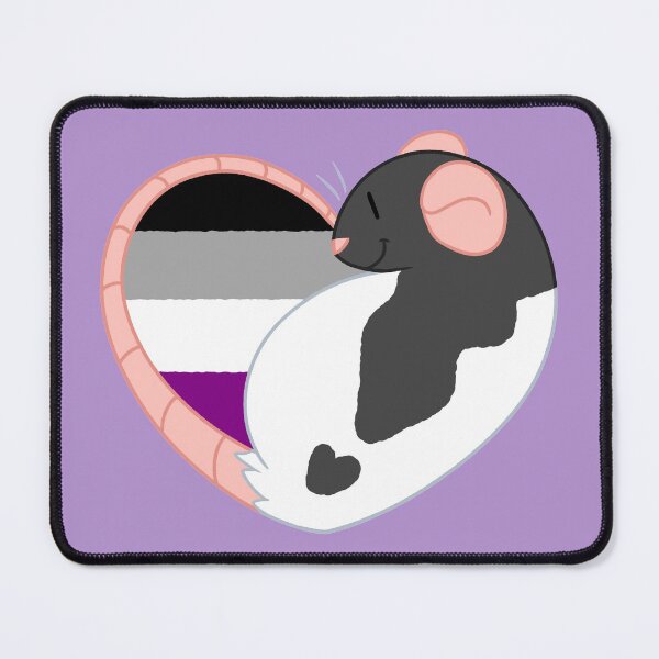 Item preview, Asexual Pride Rat designed and sold by Dandyrats.