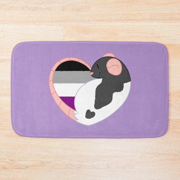 Item preview, Asexual Pride Rat designed and sold by Dandyrats.