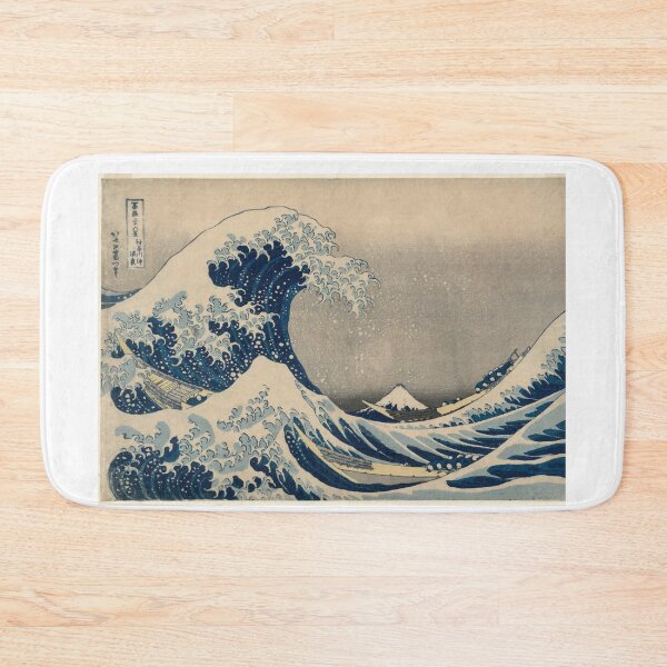 Item preview, Houkusai ocean waves print designed and sold by bayan baker.