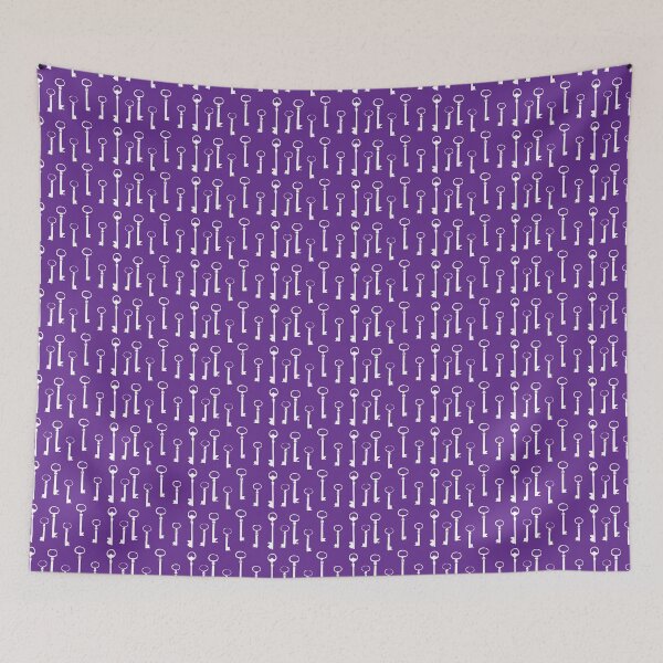 Item preview, Find Your Keys Pattern Art (Purple) designed and sold by Chee Sim.