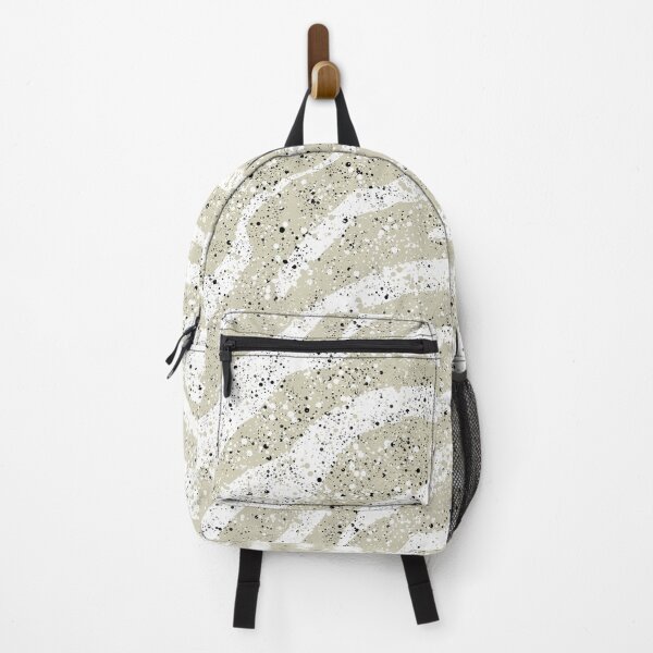 Item preview, White and cream sputtering tiger print designed and sold by Infinotterns.