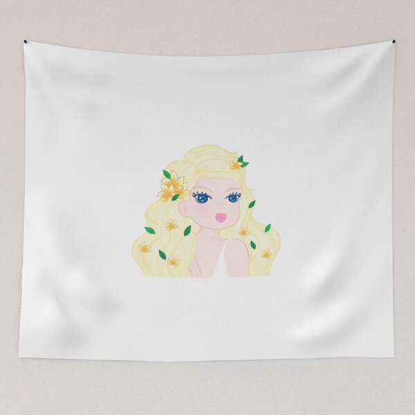 Item preview, Aesthetic flower girl designed and sold by Vibekillerz.