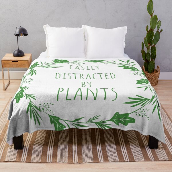 Item preview, Easily Distracted by Plants designed and sold by Valid-Patterns.