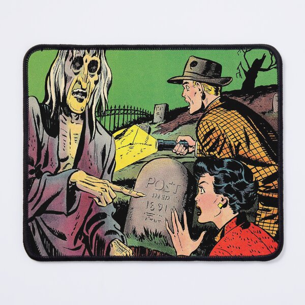 Item preview, Vintage Voodoo Comic Book Cover, Mystic Arts, Witchcraft, black magic, graveyard, demon, evil, Weird Fantastic Tales, zombie designed and sold by Nostrathomas66.
