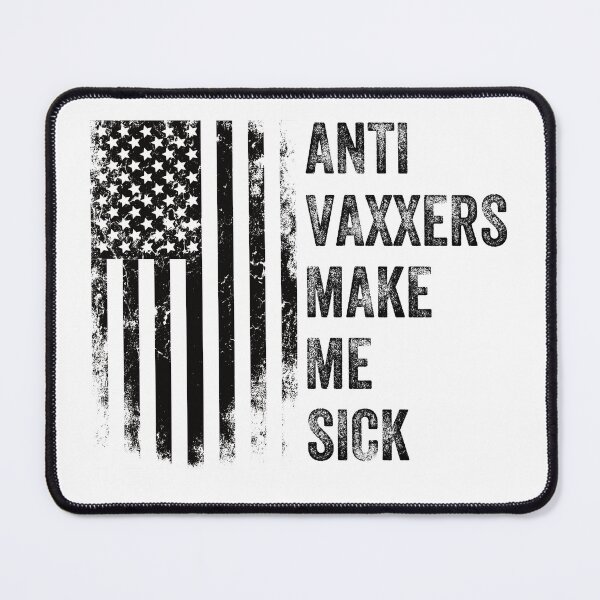 Item preview, Anti Vaxxers Make Me Sick Grunge Style #lightbackground designed and sold by Happy-PrintZ.
