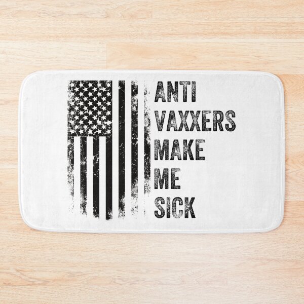 Item preview, Anti Vaxxers Make Me Sick Grunge Style #lightbackground designed and sold by Happy-PrintZ.