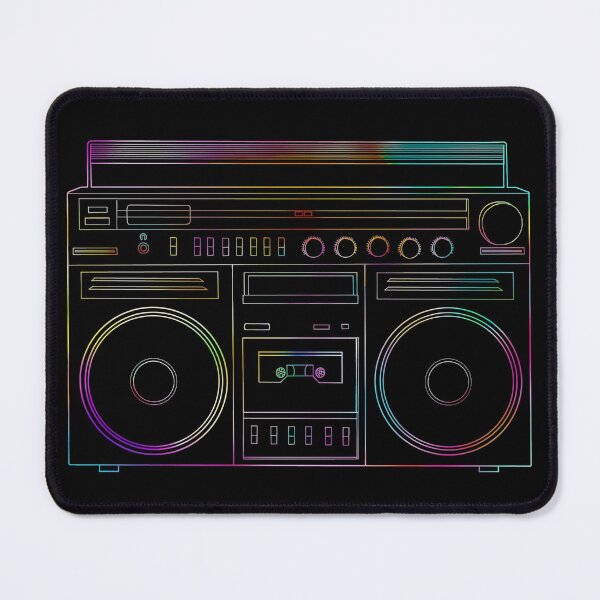 Item preview, Old School Retro Neon Outline Boombox  designed and sold by Deborah Camp.