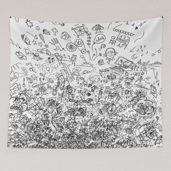 Item preview, a BIG hand drawn mess designed and sold by SA Butterfly.