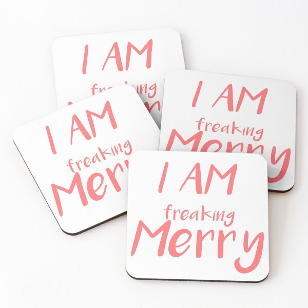 Item preview, I Am Freaking Merry design, Christmas design, Funny Christmas design, Bah Humbug design, Christmas design for Women, Holiday design, Merry AF designed and sold by dorento07.
