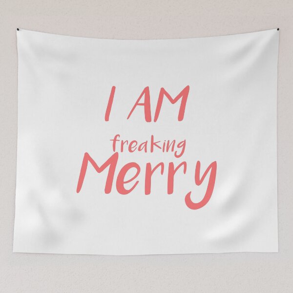 Item preview, I Am Freaking Merry design, Christmas design, Funny Christmas design, Bah Humbug design, Christmas design for Women, Holiday design, Merry AF designed and sold by dorento07.