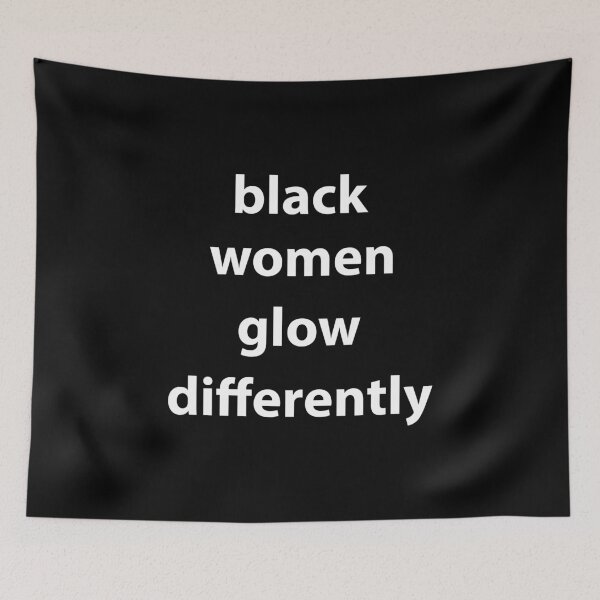 Item preview, Black Women Glow Differently designed and sold by Housestore.