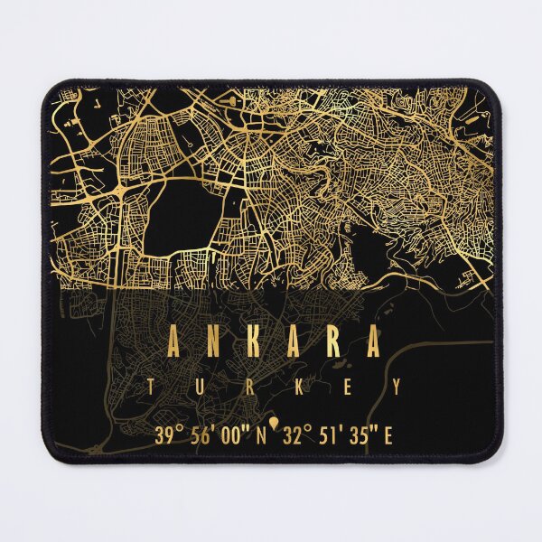 Item preview, Ankara Map Turkey designed and sold by hatimelhag.