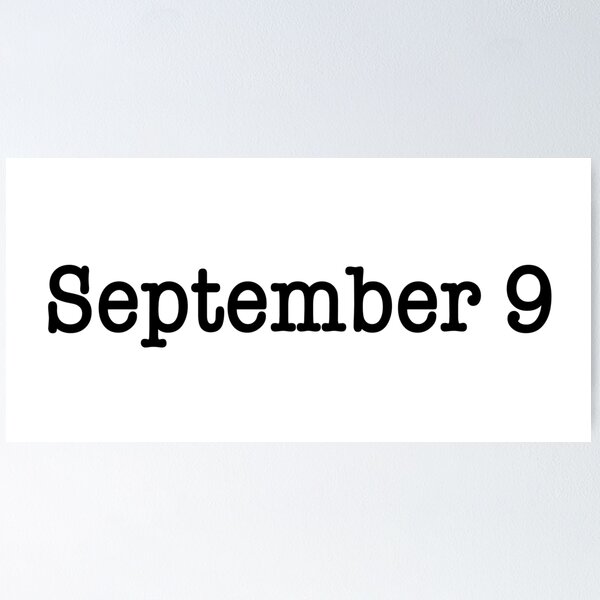 Item preview, September 9 designed and sold by ellebackup.