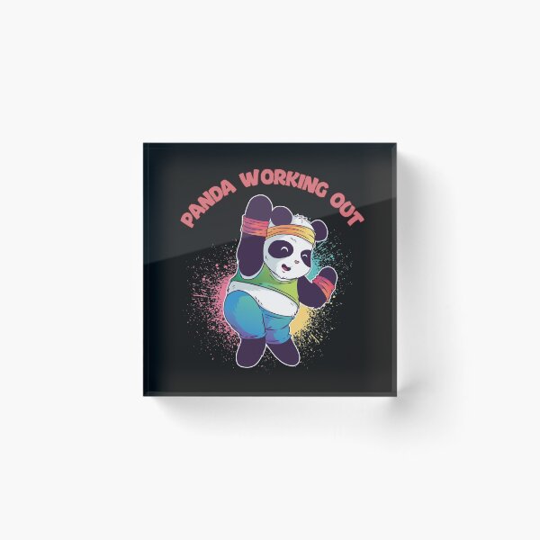 Item preview, Panda working out designed and sold by Cattigal.