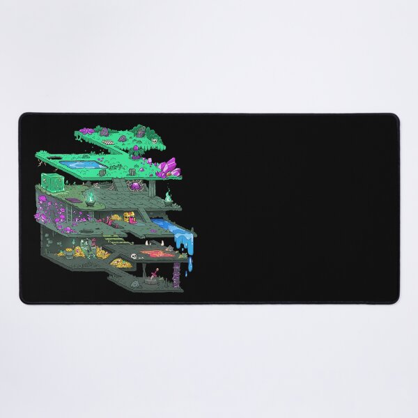 Dungeoneering Map Desk Mat