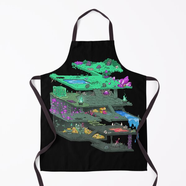 Item preview, Dungeoneering Map designed and sold by Rebekah Bennington.