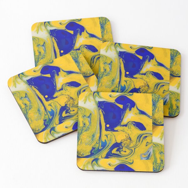 Item preview, Blue and yellow abstract designed and sold by zchriswit.