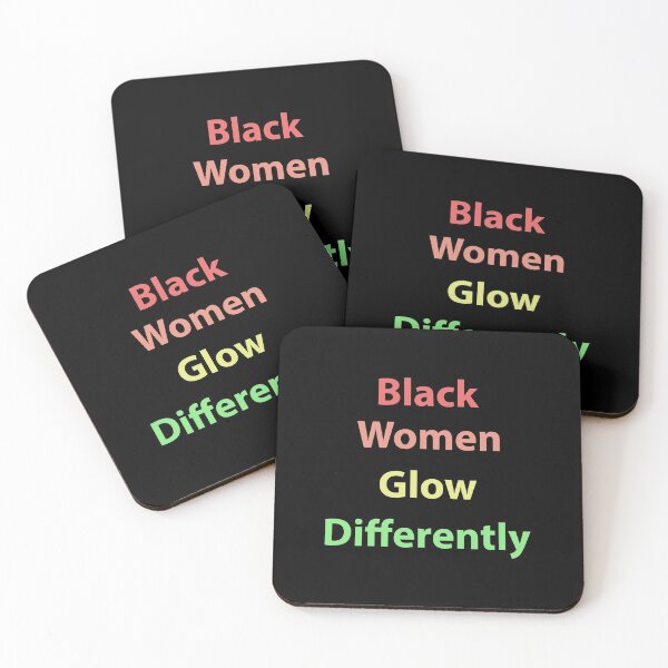 Item preview, Black Women Glow Differently designed and sold by Housestore.