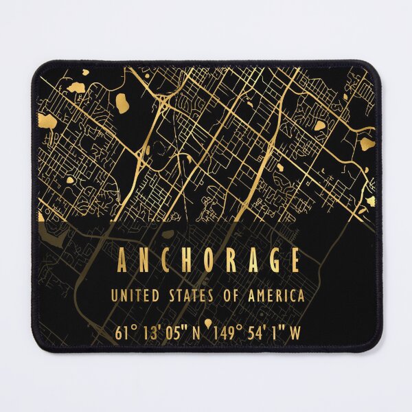Item preview, Anchorage Map USA designed and sold by hatimelhag.