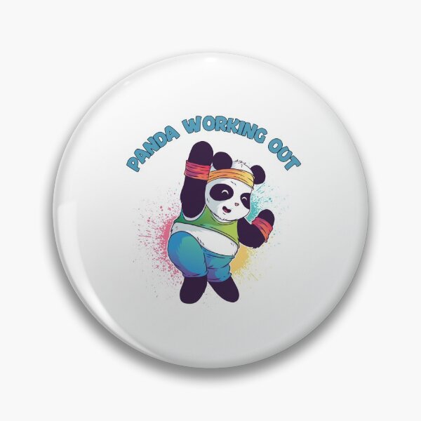Item preview, Panda working out designed and sold by Cattigal.