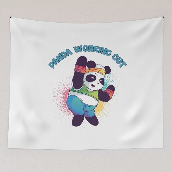 Item preview, Panda working out designed and sold by Cattigal.