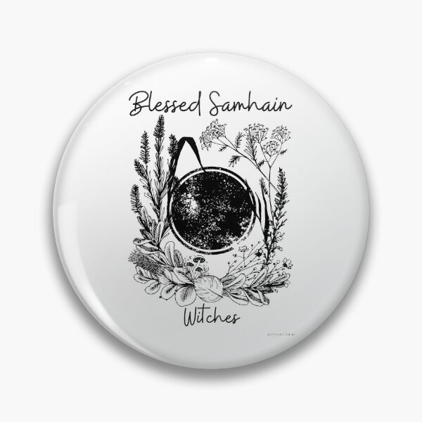 Item preview, Blessed Be Samhain Halloween Witches Herbs Full Moon designed and sold by earthandorigin.