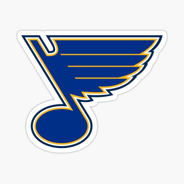 St Louis at Blues logo Sticker