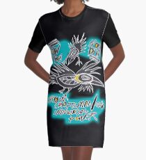 crow fly Graphic T-Shirt Dress