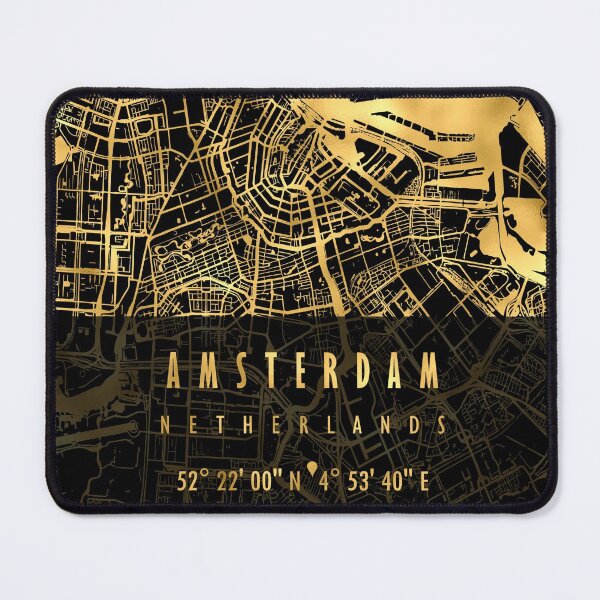 Item preview, Amsterdam Map Netherlands designed and sold by hatimelhag.