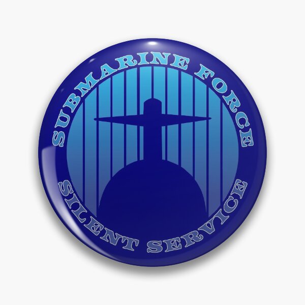 Item preview, Submarine Force Silent Service Deep Ocean Blue Clear Design designed and sold by MadMando.