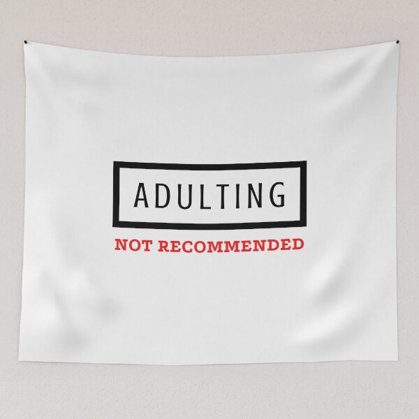 Item preview, Adulting Would Not Recommended designed and sold by Hope-Innovatory.