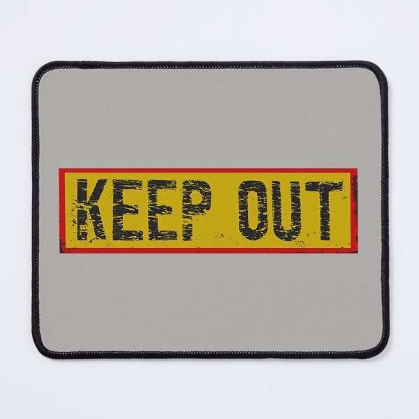 Item preview, KEEP OUT Wordart Sign, No Trespassing designed and sold by Nostrathomas66.