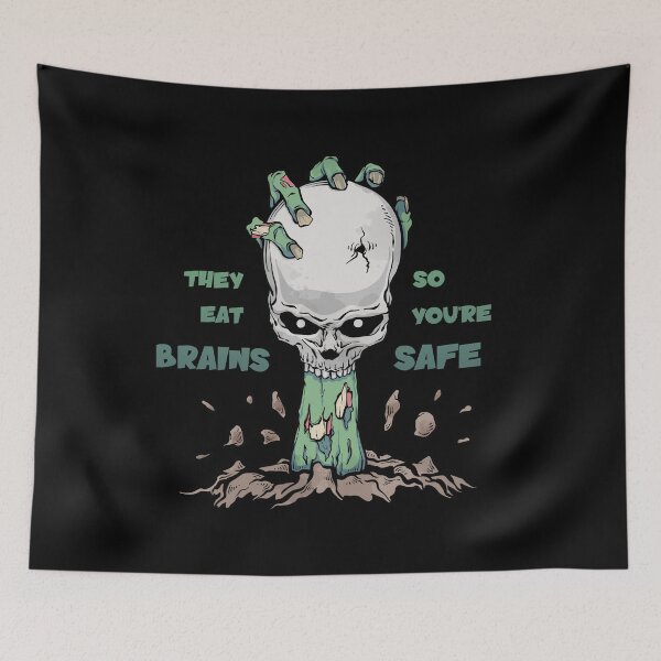 Item preview, Zombie Hand Holding Skull - Zombie Lover designed and sold by mituturi.