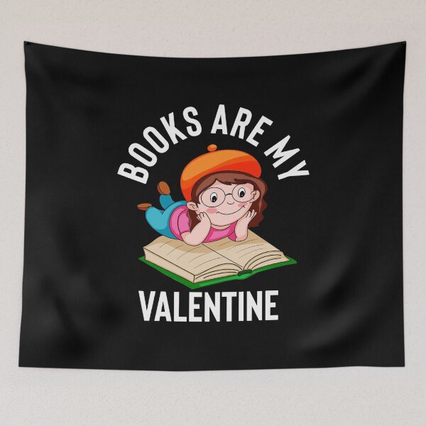 Item preview, Books are my Valentine  designed and sold by Fine Art California.