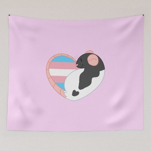 Item preview, Trans Pride Rat designed and sold by Dandyrats.