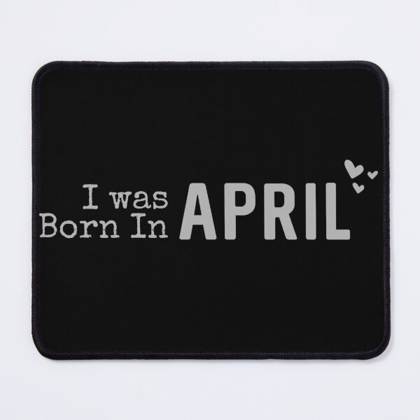 Item preview, I was Born in April designed and sold by Digital Lama Creations.