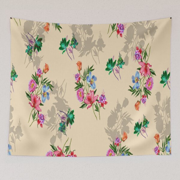 Item preview, Floral Allover Latest Running Digital Print Design For New Collection for Men's & Women's Fashion designed and sold by TeeFashionShop.