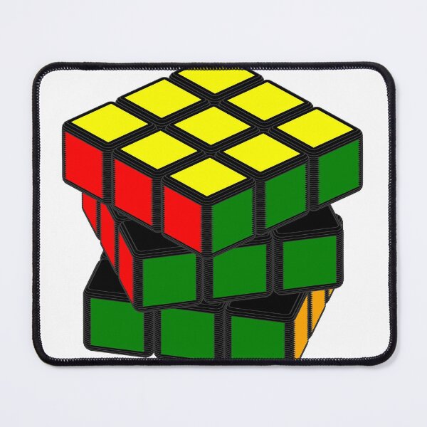 Item preview, Cube Puzzle, Colorful 9 square cube, 1980s vintage toy, Red Yellow Green designed and sold by Nostrathomas66.