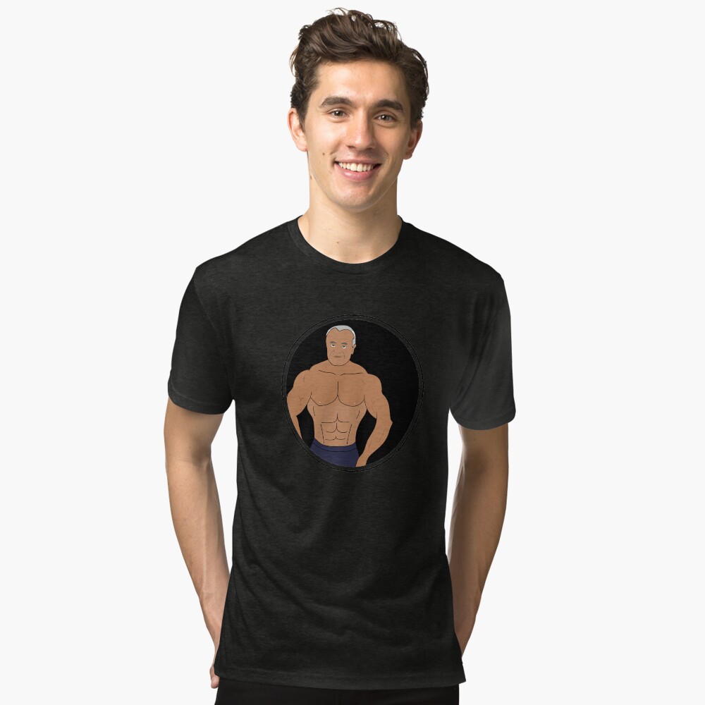 Item preview, Tri-blend T-Shirt designed and sold by muscledaddies.