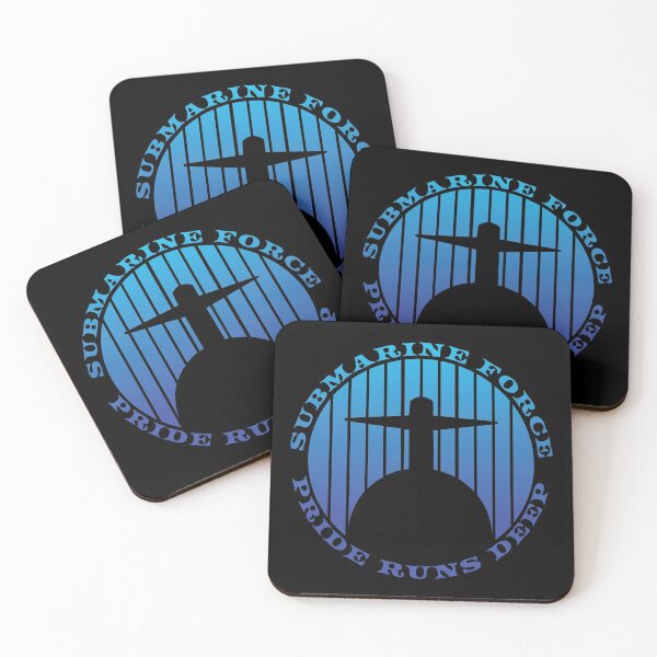 Item preview, Submarine Force Pride Runs Deep Blue Ocean Black Design.  designed and sold by MadMando.