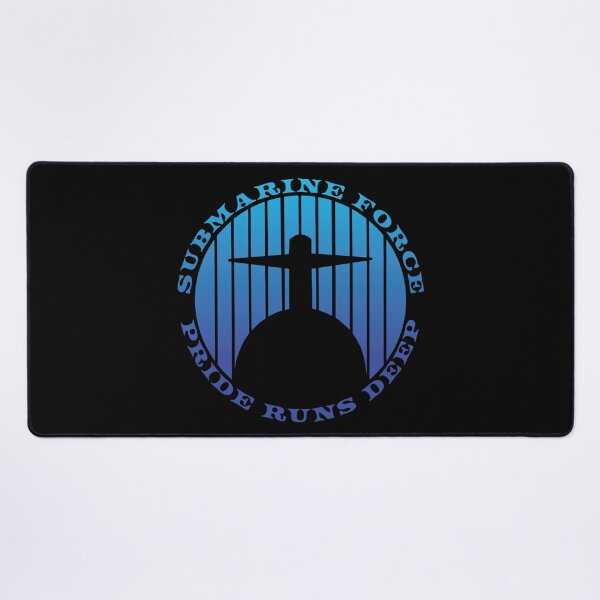 Item preview, Submarine Force Pride Runs Deep Blue Ocean Black Design.  designed and sold by MadMando.