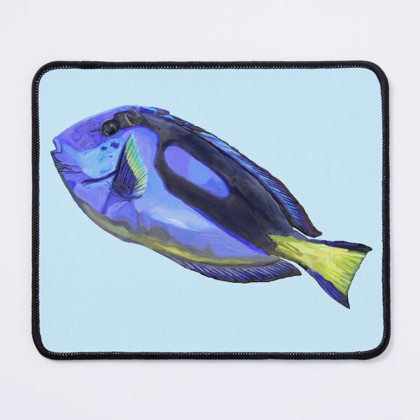 Item preview, Blue Tang Watercolor Fish  designed and sold by Deborah Camp.
