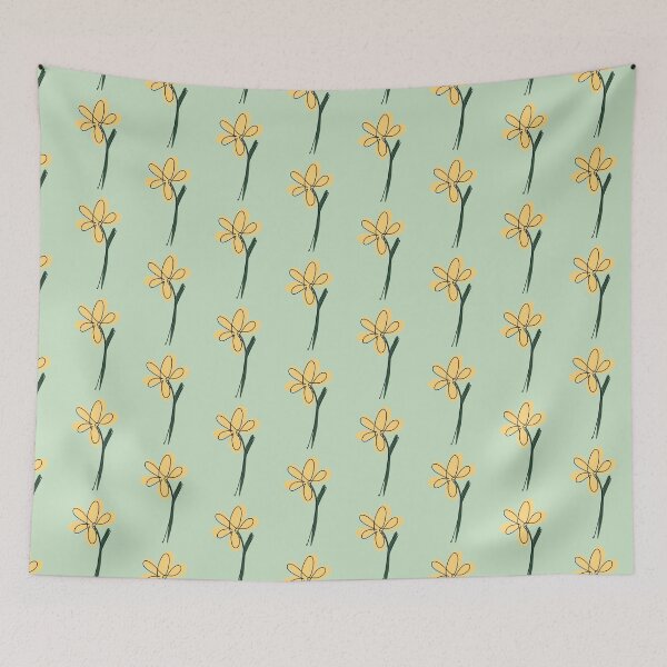Item preview, Many sunny yellow flowers designed and sold by CricketDoodles.